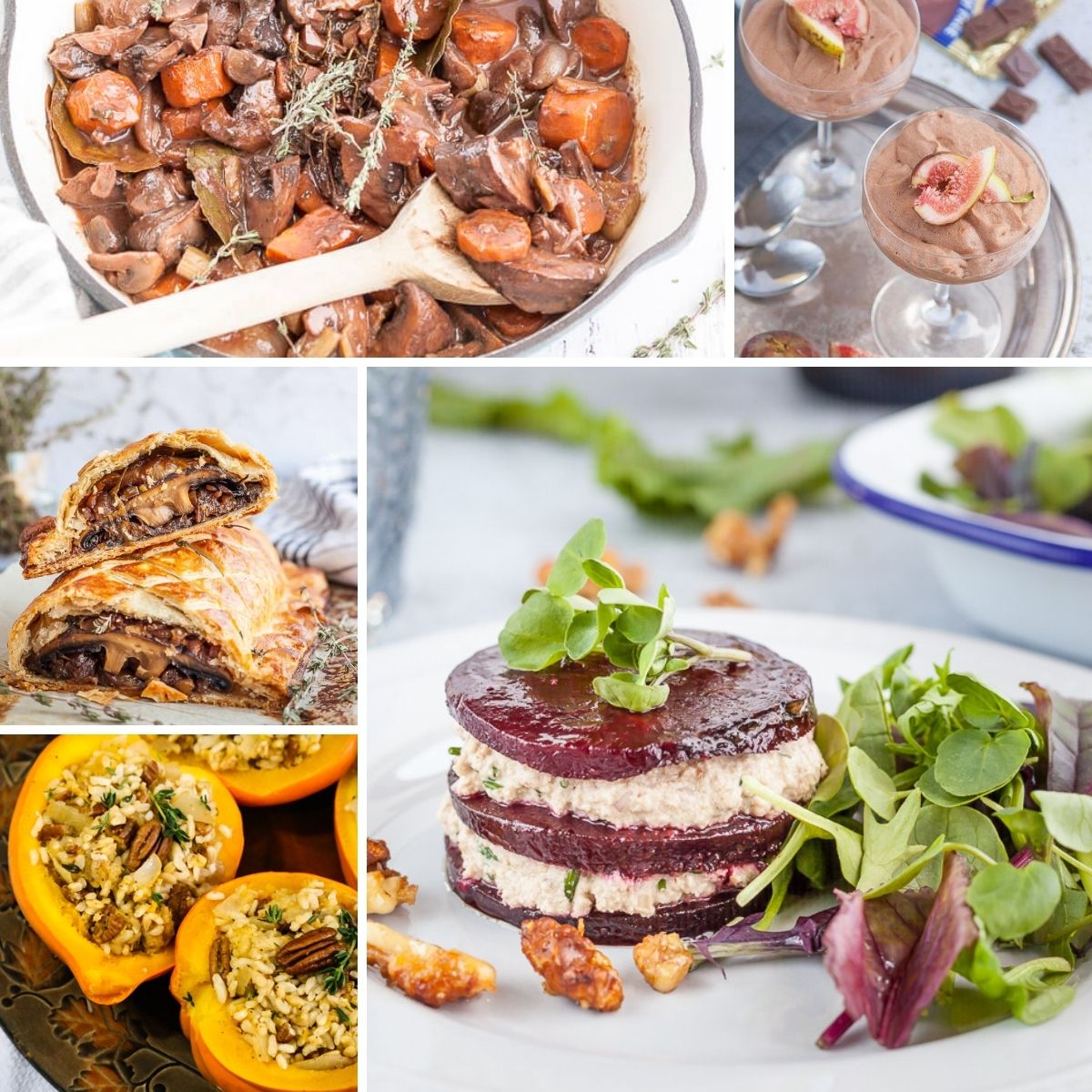 Grey Vegan Friendsgiving Vegetarian Thanksgiving Main Dish